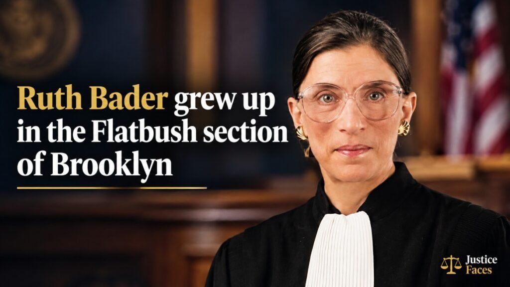 Ruth Bader as a young woman in the 1950s, before her legal career